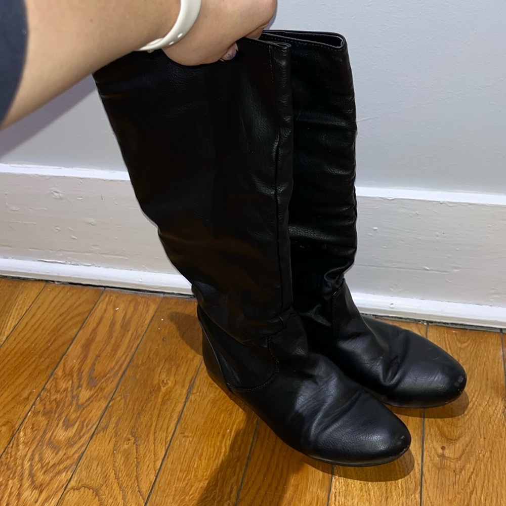 Charlotte Russe Black Boots